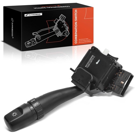 A-Premium Turn Signal Switch, Headlamp High/Low Beam, Parking Light Multifunction Switch Lever, Compatible with Hyundai Elantra 2005-2006, No Auto Headlight & Fog Light