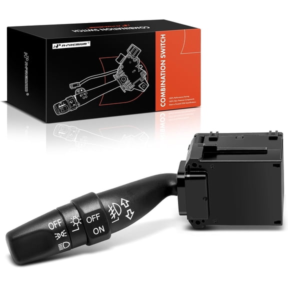 A-Premium Turn Signal Switch, Headlight Dimmer, Parking/Fog Light Multifunction Switch Lever Compatible with Honda Pilot 2006-2008, Fit 2007-2008