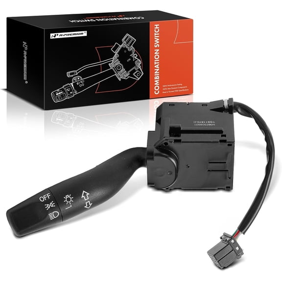 A-Premium Turn Signal Switch, Headlight Dimmer Parking Light Multifunction Switch Lever Compatible with Honda Accord 2003-2007, Odyssey 2005-2007, Acura TSX 2004-2005
