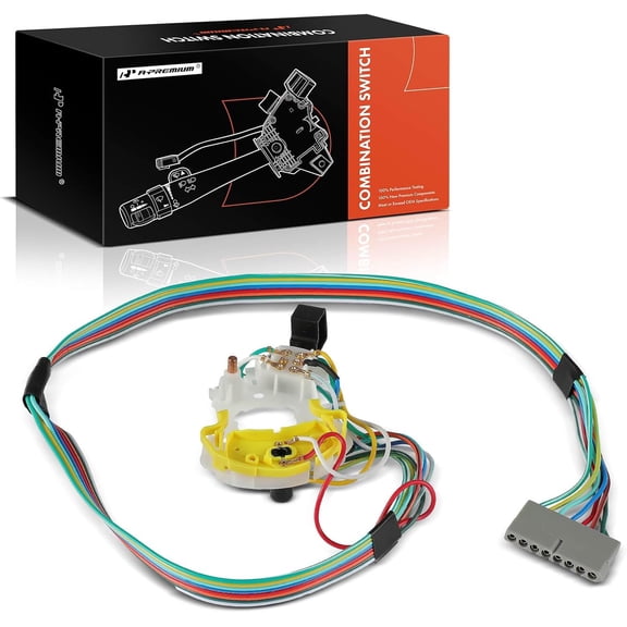 A-Premium Turn Signal Switch Multifunction Switch Compatible with Dodge Ramcharger 1982-1985, B150, B250, B350, D150, D250, D350, W150, W250, W350, D100, Without Tilt Wheel