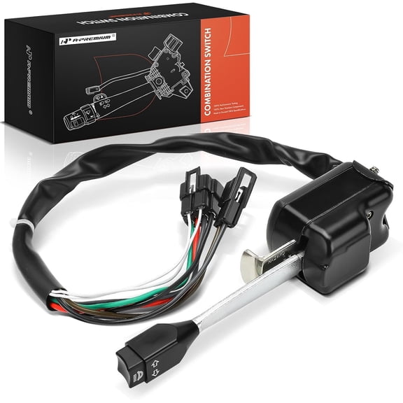 A-Premium Turn Signal Switch, Multifunction Switch Lever Compatible with Peterbilt 377 1987-1994, 378 1988-1998, 379 1987-1998