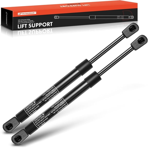 A-Premium Universal Lift Supports Gas Spring Shock Struts Compatible with Extended Length 14.5" Force 35 Lbs 2-PC Set