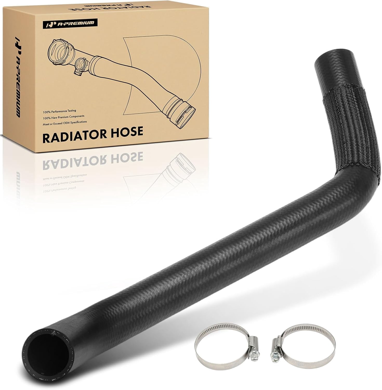 A-Premium Upper Radiator Coolant Hose Compatible with Ford F-150 F150 2011 2012 2013 2014, 3.5L 3.7L