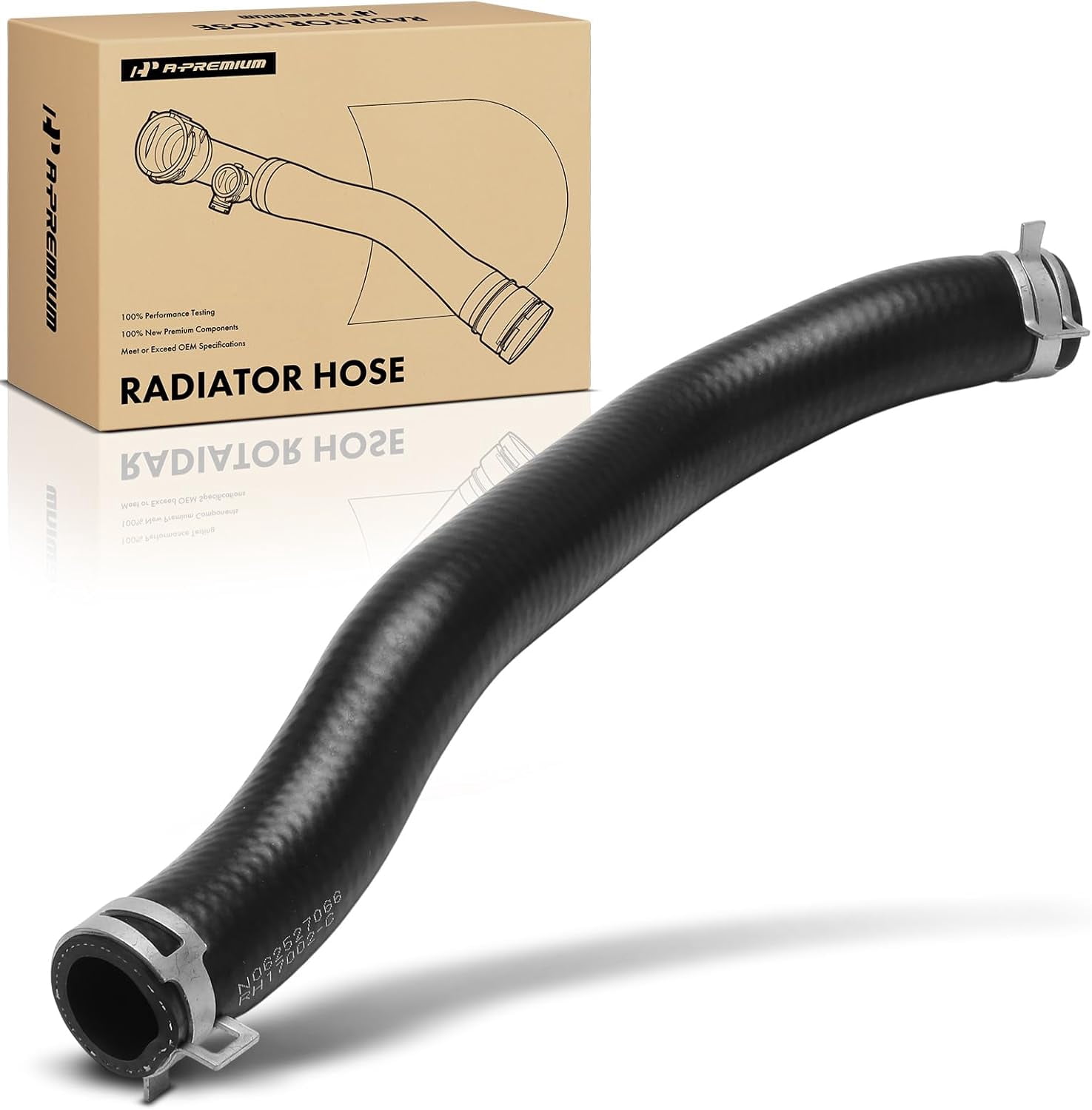 A-Premium Upper Radiator Hose Compatible with Honda Accord 2008-2012, Crosstour 2012, Accord Crosstour 2010-2011 & Acura TSX 2010-2014, TL 2009-2014
