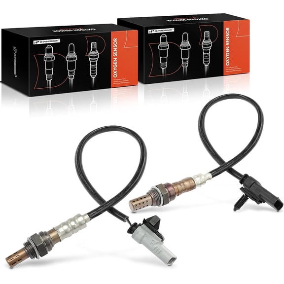 A-Premium Upstream and Downstream Heated O2 Oxygen Sensor Compatible with Buick Lacrosse 2018-2019, Regal 2014-2017, Envision 2016-2020, Cascada 2016-2019, 2-PC Set