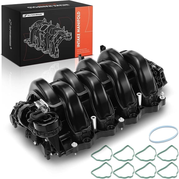 A-Premium V8 5.0L Coyote Upper Intake Manifold For Ford F-150 F-150 Lobo 2015 2016 2017, with Gaske & Bolt, Replaces# FL3Z9424J, FL3Z9424F
