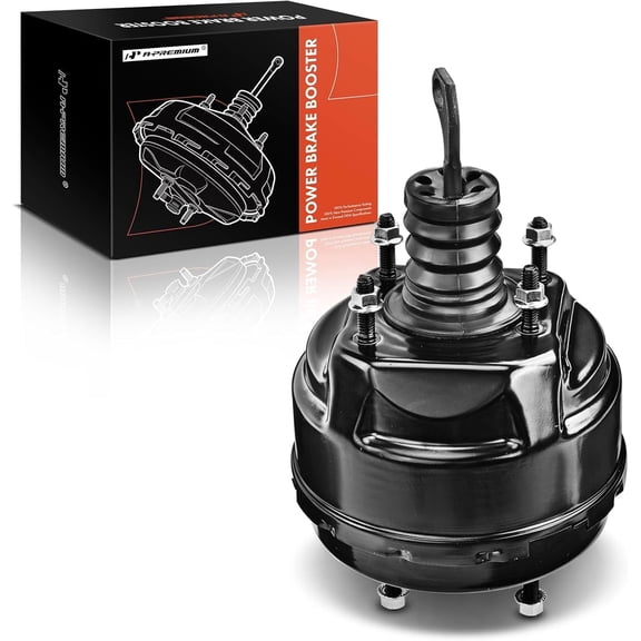 A-Premium Vacuum Power Brake Booster Compatible with Ford Mustang 1984-1993 Fairmont 1981-1983 Granada 1981-1982 LTD Thunderbird & Mercury Capri Cougar Marquis Zephyr Without Master Cylinder