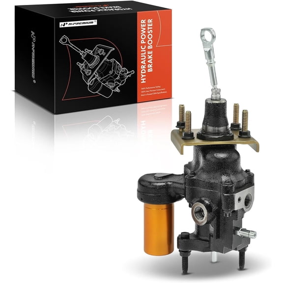 A-Premium Vacuum Power Brake Booster Compatible with Select Ford Models - F-53 Motorhome Chassis 1988-1996/1999-2000, F-350 1990-1997, F-59 Commercial Stripped Chassis 1988-1996, F-Super Duty
