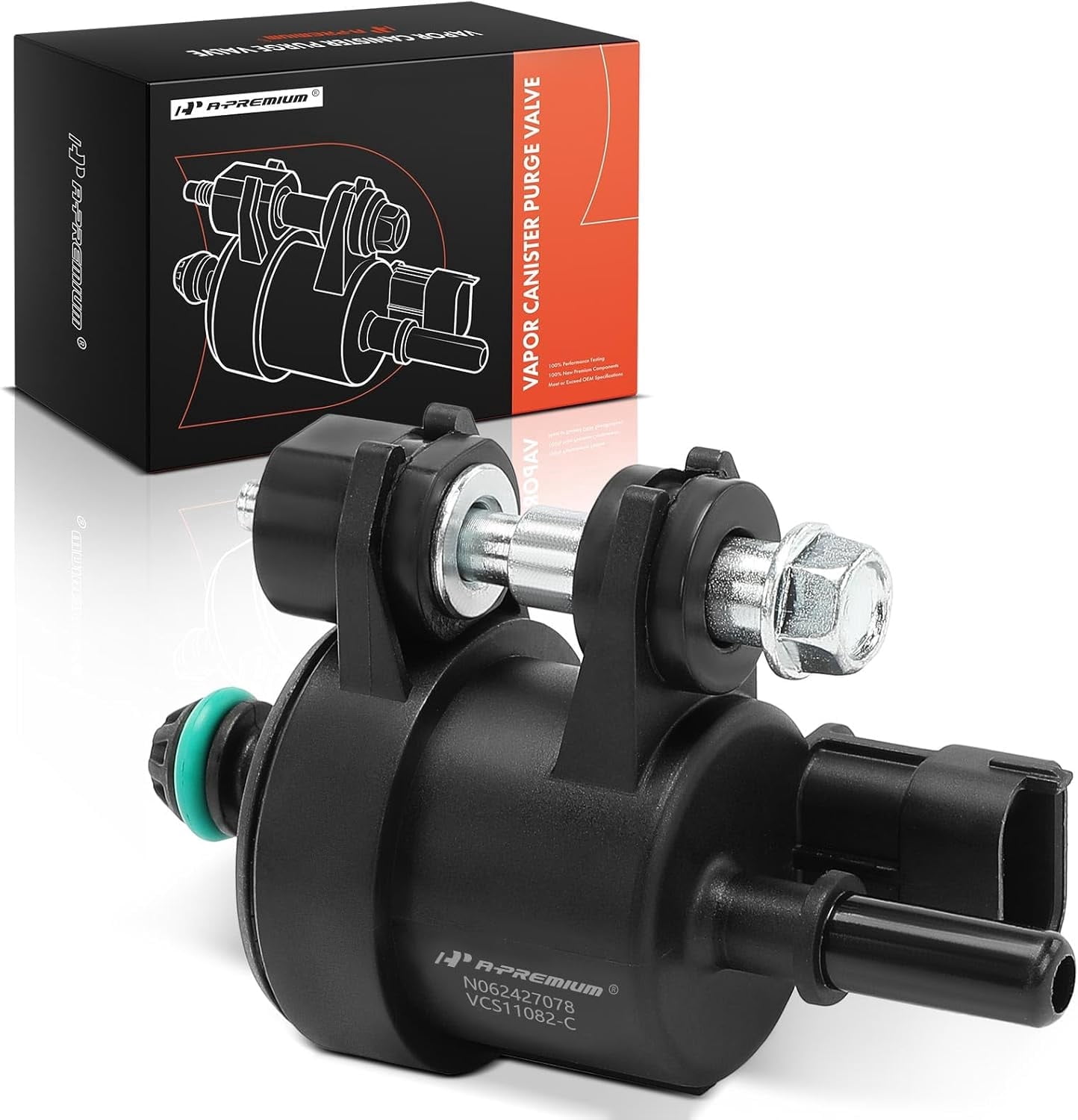 A-Premium Vapor Canister Purge Solenoid Valve Compatible with Chevrolet Equinox, Traverse, Impala, Camaro, Colorado, Volt & GMC Terrain, Acadia, Canyon & Buick Enclave, LaCrosse & Cadillac SRX, CTS