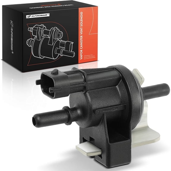 A-Premium Vapor Canister Purge Solenoid Valve Compatible with Chevrolet Malibu 2008-2012 & Pontiac G6 2007-2009 & Saturn Aura 2007-2009, DOHC, 3.6L, Replace# 0280142465, 12604955