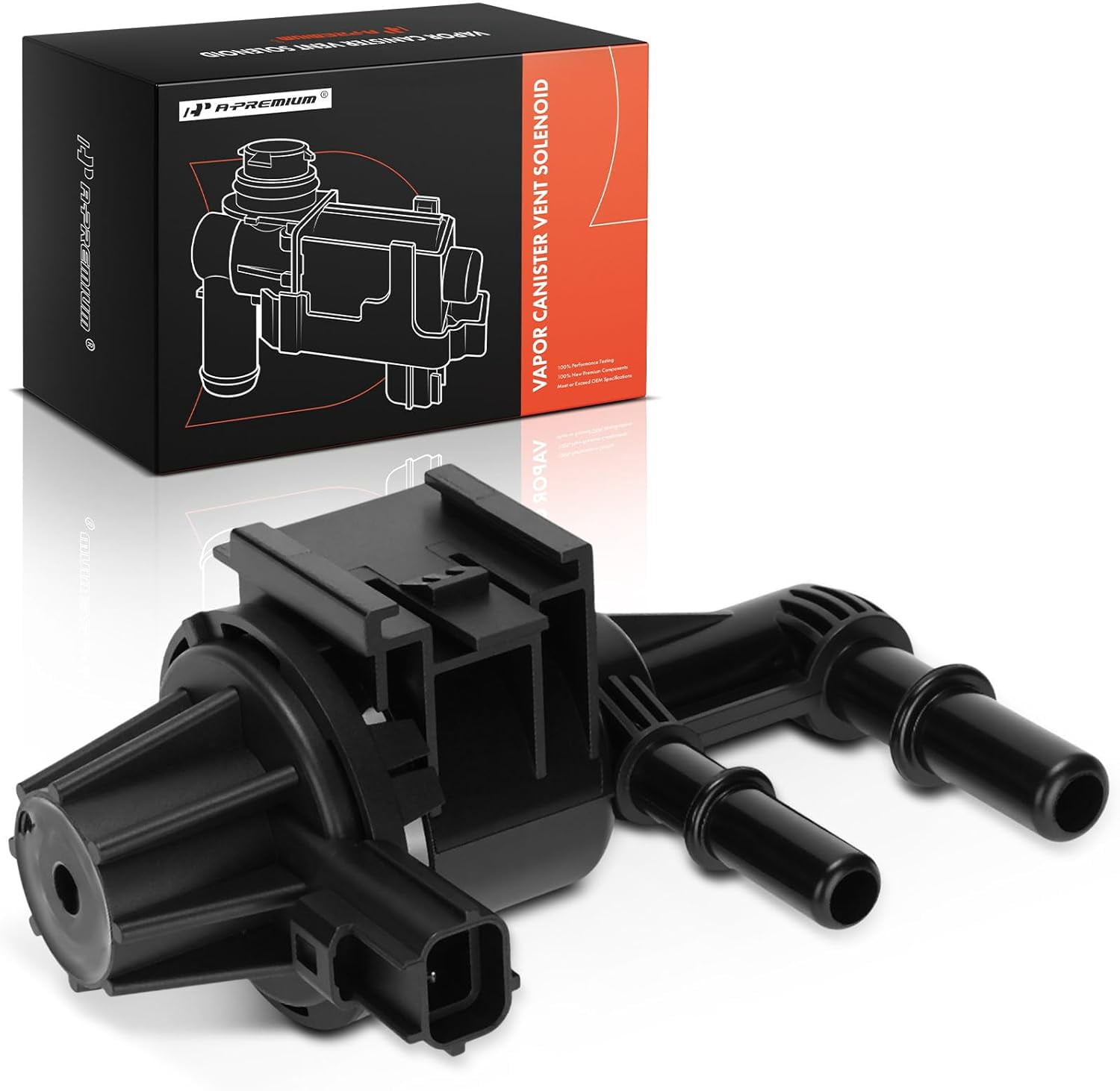 A-Premium Vapor Canister Purge Solenoid Valve Compatible with Ford Escape 2008, Fusion 2007-2012, Focus 2008-2011, Taurus 2008-2012, Flex, Taurus X & Lincoln & Mercury, 2.0L 2.3L 3.0L 3.5L 3.7L
