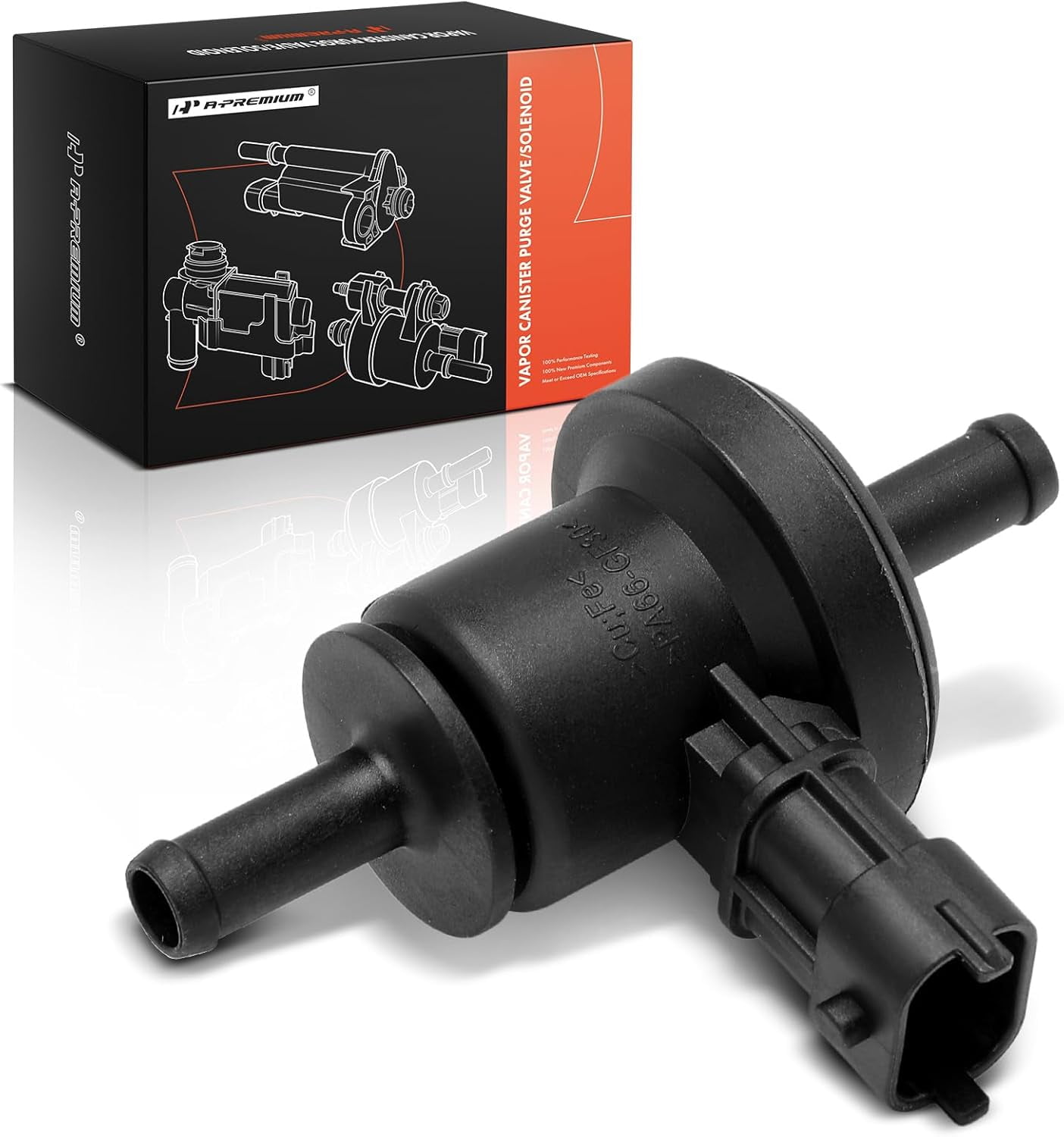 A-Premium Vapor Canister Purge Solenoid Valve Compatible with Hyundai Elantra 2007-2012, Accent 2006-2011, Genesis 2009-2014, Equus 2011-2013 & Kia Soul 2010-2011, Rio5, Borrego, 1.6L 2.0L 4.6L 5.0L