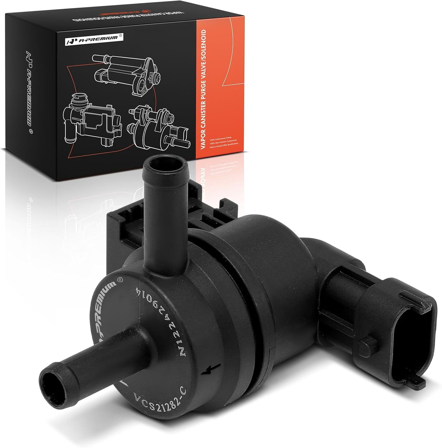 A-Premium Vapor Canister Purge Solenoid Valve Compatible with Hyundai Elantra 2011-2020, Tucson 2014-2017, Genesis 2015-2016, Elantra Coupe GT & Kia Soul, Forte, K900, Forte Koup