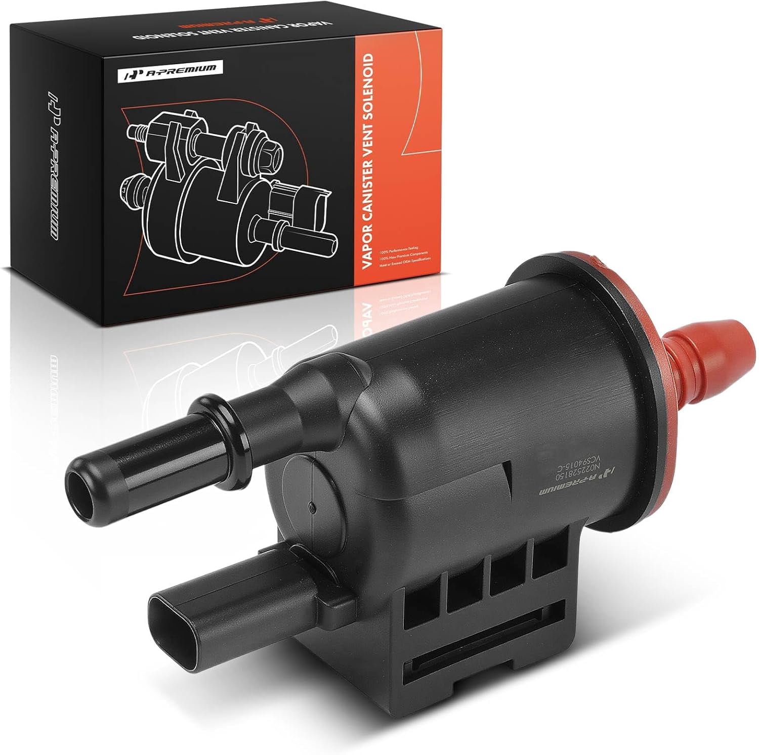 A-Premium Vapor Canister Purge Solenoid Valve Compatible with Jeep Cherokee 2014-2023, Compass 2017-2022, Renegade & Chrysler 200 & Dodge Dart & Fiat 500, 500X, 500L & Ram ProMaster City
