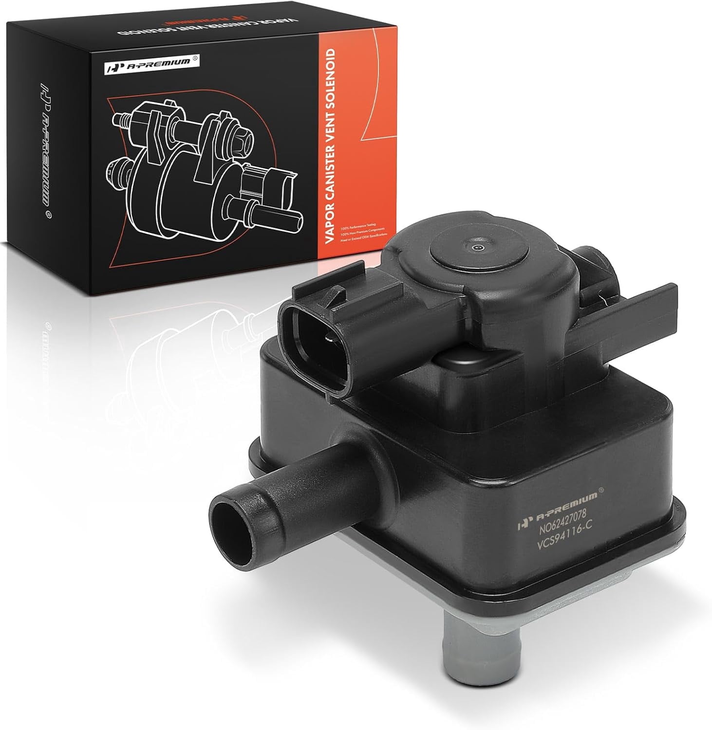 A-Premium Vapor Canister Purge Solenoid Valve Compatible with Toyota Corolla 2014-2019, Corolla iM 2017-2018 & Lexus NX250, NX350h, NX450h+, 2022, LS500, LS500h, 2018-2022, 1.8L, 2.5L, 3.4L, 3.5L