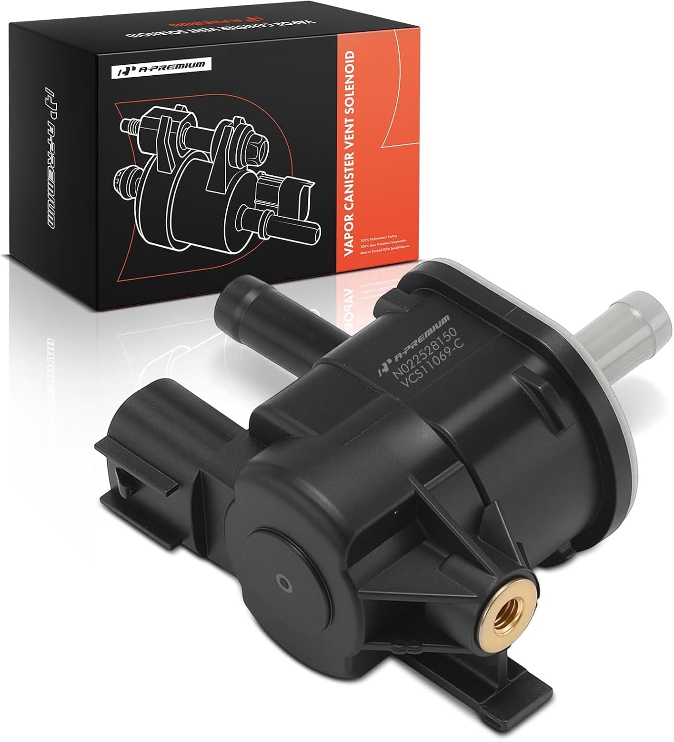 A-Premium Vapor Canister Purge Solenoid Valve Compatible with Toyota Corolla 2010-2013 Matrix 2012-2014 Prius Prime 2017-2021 1.8L