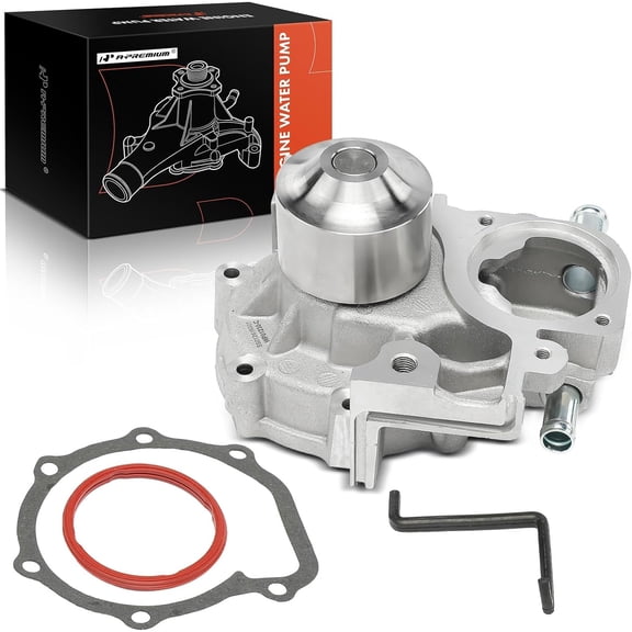 A-Premium Water Pump Compatible with Subaru Forester 2006, 2.5L, Automatic Transmission, with Gasket