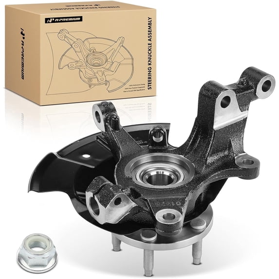A-Premium Wheel Bearing and Hub Assembly Front Compatible with Ford Edge 2011-2014 2.0L 3.5L 3.7L Left Driver Side