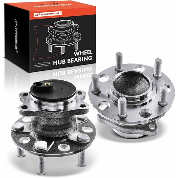 A-Premium Wheel Bearing and Hub Assembly Replacement for 200 Sebring Dodge Avenger Caliber Jeep Compass Patriot 2007-2017 Rear Side 2-PC