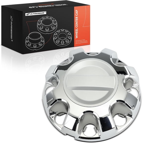 A-Premium Wheel Center Hub Cap Cover with 8-Lug Wheel Compatible with Ford F-250 F250 F-350 F350 Super Duty 2017-2024