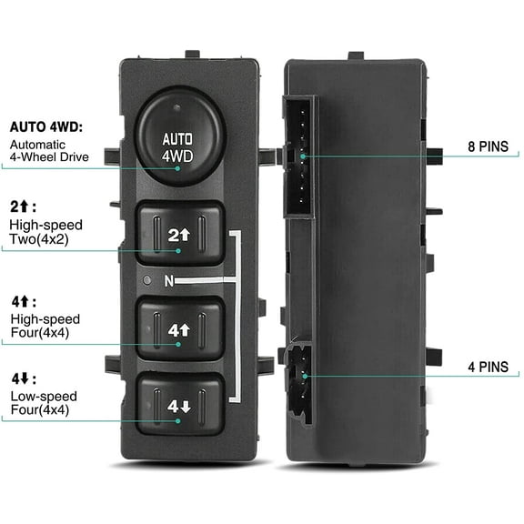 A-Premium Wheel Drive Selector Switch for Cadillac Escalade Avalanche Silverado