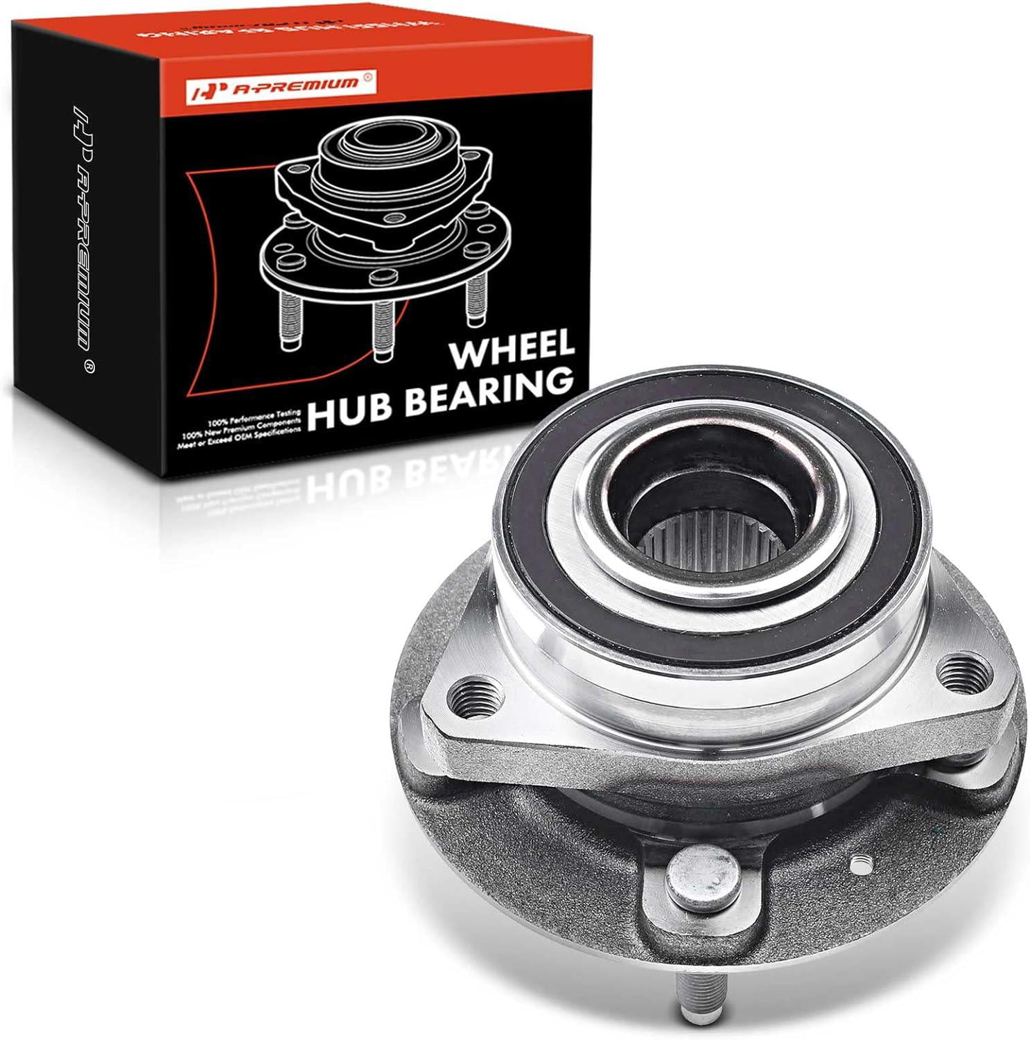A-Premium Wheel Hub Bearing Assembly Compatible with Chevrolet Malibu ...