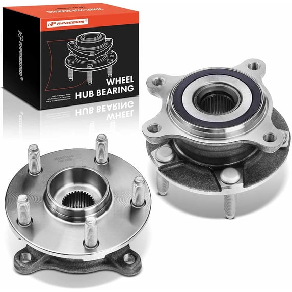 A-Premium Wheel Hub and Bearing Assembly Compatible with Lexus IS250 2006-2015 IS300 2016-2019 IS350 2015-2019 GS300 GS350 RC300 RC350 Front Side 2-PC Set