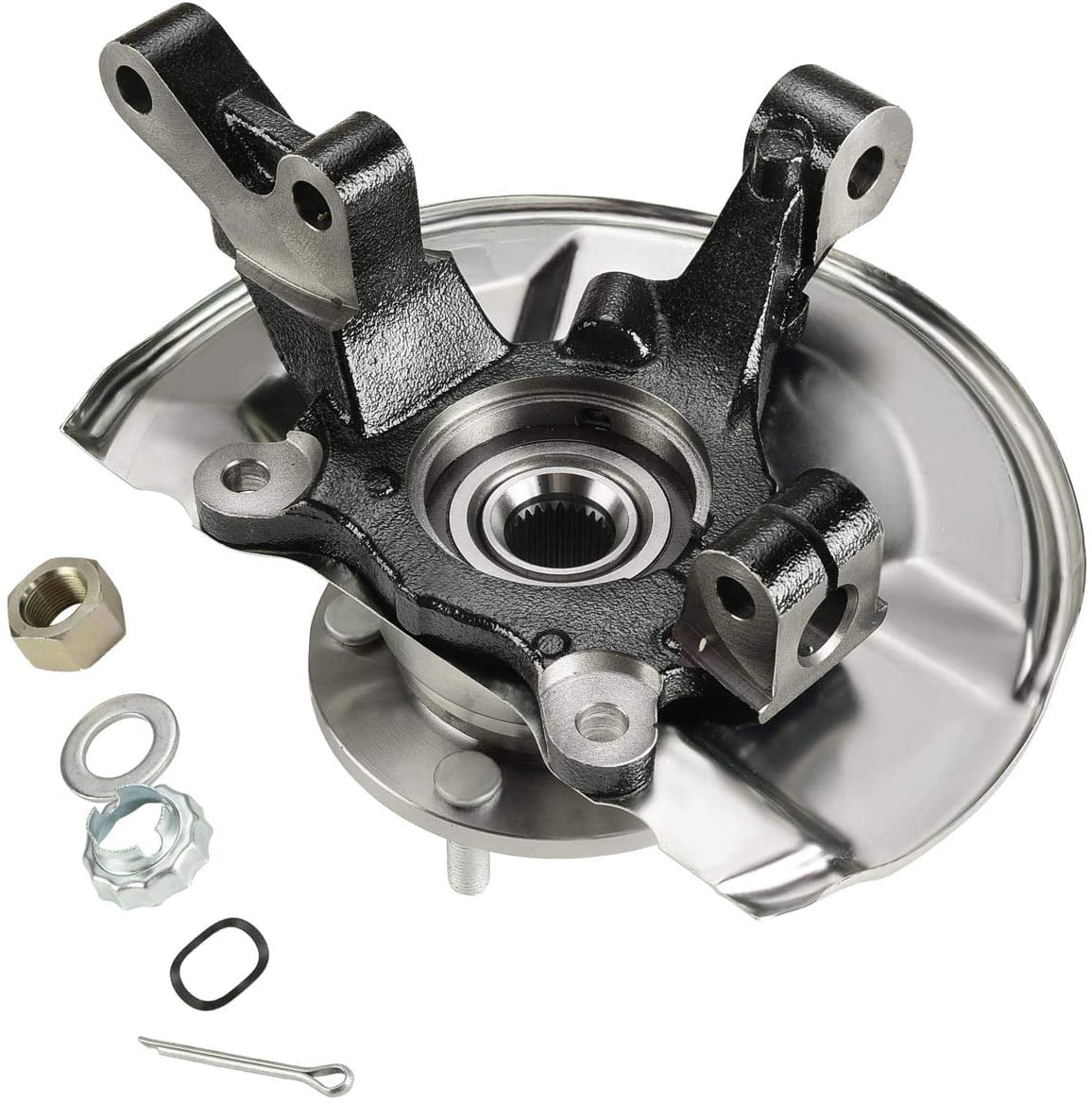 OE Replacement Knuckle A-Premium Front Left Steering Knuckle & Hub ...