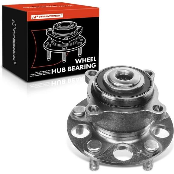 A-Premium Wheel Hub and Bearing Assembly Compatible with Acura TSX 2009-2014 Honda Accord 2008-2012 L4 2.4L V6 3.5L Rear Left or Right