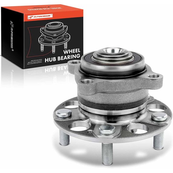 A-Premium Wheel Hub and Bearing Assembly Compatible with Acura TSX 2009-2014 Honda Accord 2008-2012 L4 2.4L V6 3.5L Rear Left or Right