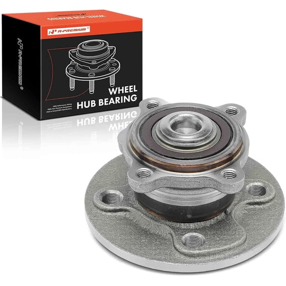 A-Premium Wheel Hub and Bearing Assembly Compatible with Mini Cooper 2007-2015 Rear Left or Right