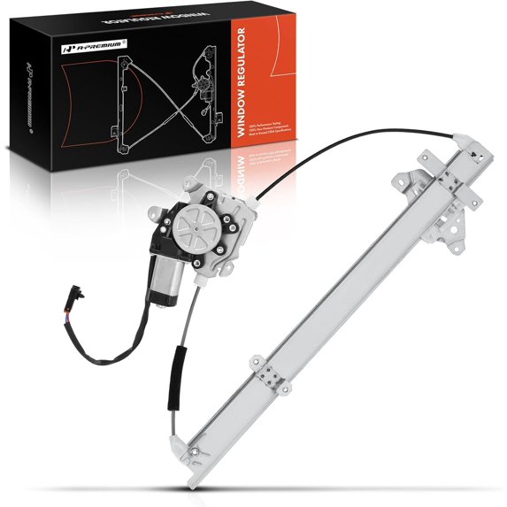 A-Premium Window Regulator with Motor Compatible with Infiniti QX4 1997-2000 Nissan Pathfinder 1996-2000 Front Left Driver
