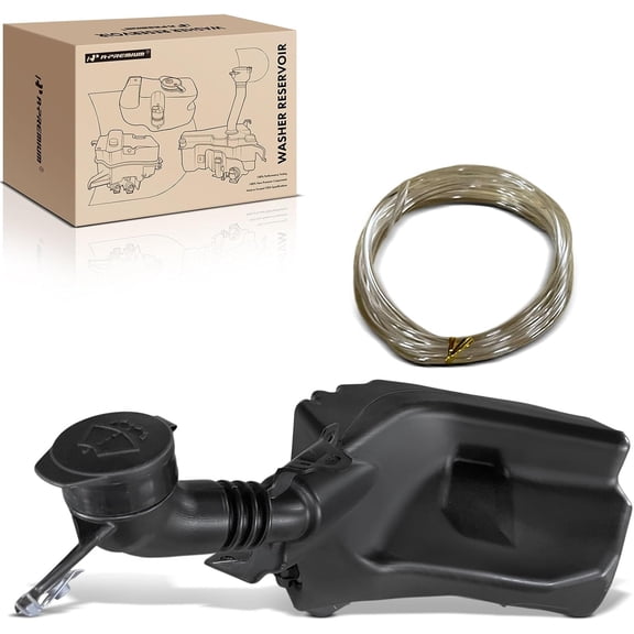 A-Premium Windshield Washer Reservoir Tank Assembly Compatible with Tesla Model 3 2017-2023 - with Cap & Washer Pump & Fluid Level Sensor