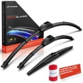 thumbnail image 1 of A-Premium Windshield Wiper Blades Compatible with Mazda 5 2006-2017 - Front Rear Wipers Blade Set for 26"/16"/12", Hook/RL2 Arm Connector, with Wear Indicator & Towel (Pack of 3), 1 of 5