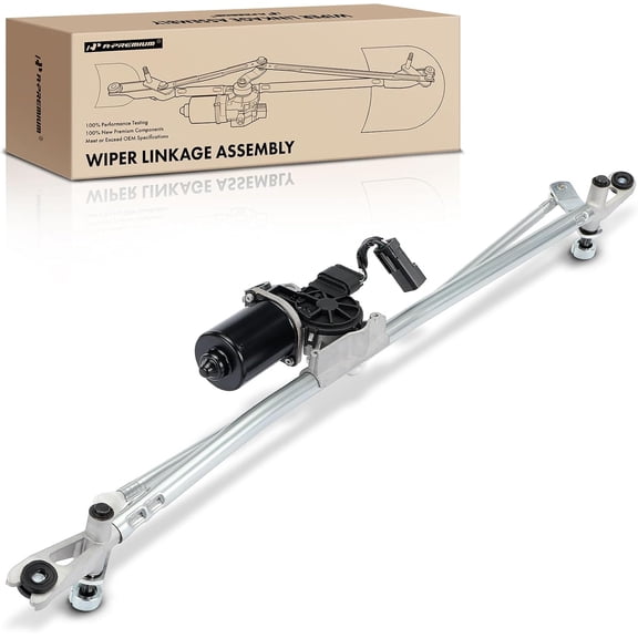 A-Premium Front Windshield Wiper Motor and Linkage Assembly | Compatible with Dodge Ram 1500 2005-2008, Ram 2500 2005-2009, Ram 3500 2005-2010, Ram 4500, Ram 5500