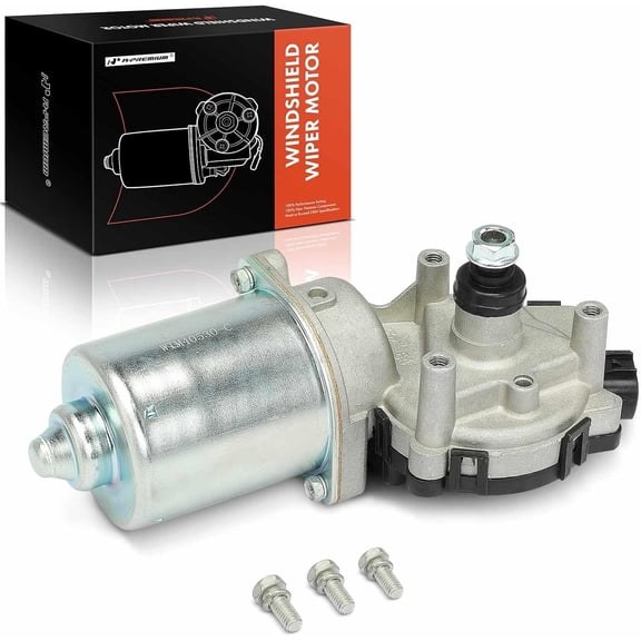 A-Premium Front Windshield Wiper Motor Compatible with Lexus HS250h,LS460, LS460L, LS600h L, RX350, RX450h & Toyota Prius, Prius Plug In & Mazda CX-9 & Suzuki Grand Vitara & Mitsubishi Eclipse, 5-Pin