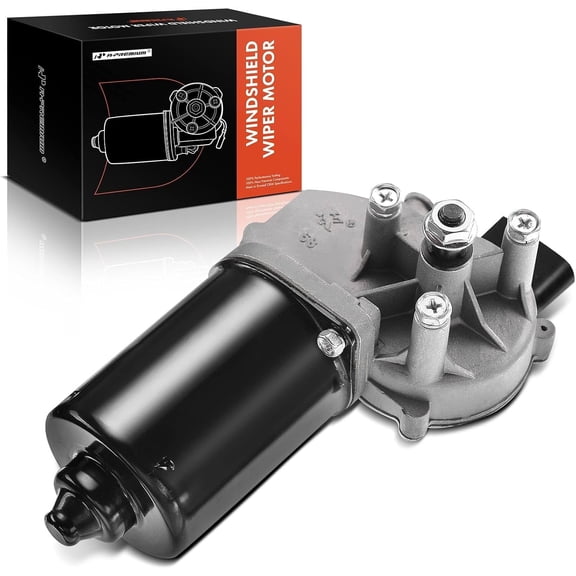 A-Premium Front Windshield Wiper Motor Compatible with Volkswagen Jetta 2002-2005, Golf 2002-2006 Hatchback, R32 2004 Hatchback, 4-Pin, Replace# 1J0955119A, 1J0955119B
