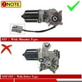 thumbnail image 1 of A-Premium Windshield Wiper Motor Rear Compatible with Acura Honda Integra Civic Civic del Sol Odyssey 1992-2001, 1 of 5
