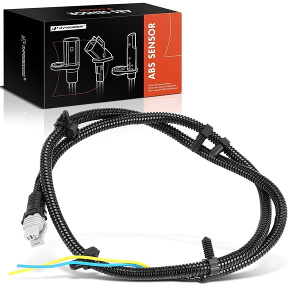 A-Premium Wire Harness for ABS Wheel Speed Sensor Compatible with Buick Cadillac Chevrolet Pontiac Saturn Models - Allure Century LaCrosse Regal Terraza CTS Impala Uplander Relay - Without Sensor