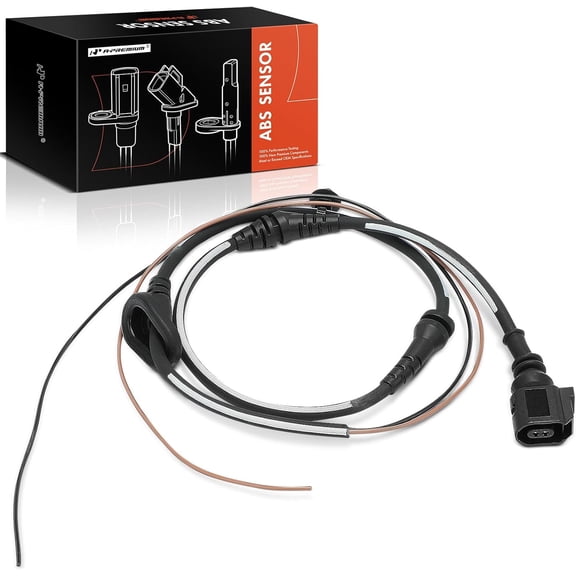 A-Premium Wire Harness for Front Right ABS Wheel Speed Sensor | Compatible with Volkswagen Jetta, Golf, GTI, Rabbit & Audi A3, A3 Quattro- Without Sensor