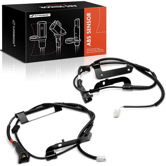 A-Premium Wiring Harness for Rear ABS Wheel Speed Sensor Compatible with Kia, Hyundai Models - Sorento 2011-2013, Veracruz 2007-2012, FWD - Without Sensor