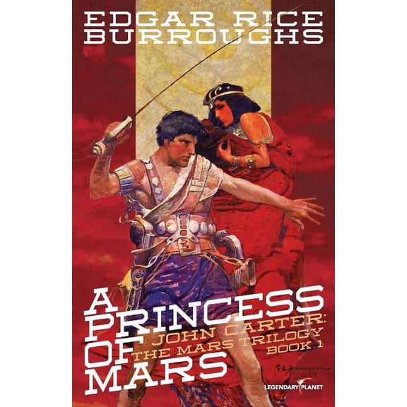 John Carter: The Mars Trilogy A Princess of Mars: 100th Anniversary Black and White Illustrated Edition, Book 1, (Paperback)