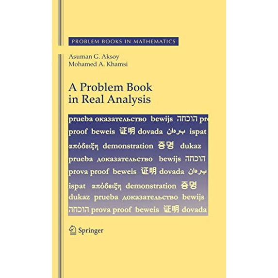 Pre-Owned A Problem Book in Real Analysis (Hardcover) 1441912959 9781441912954