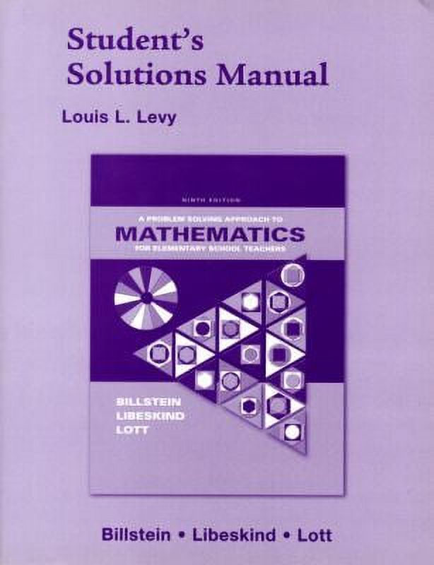 a problem solving approach to mathematics for elementary school teachers 13th edition (2020)