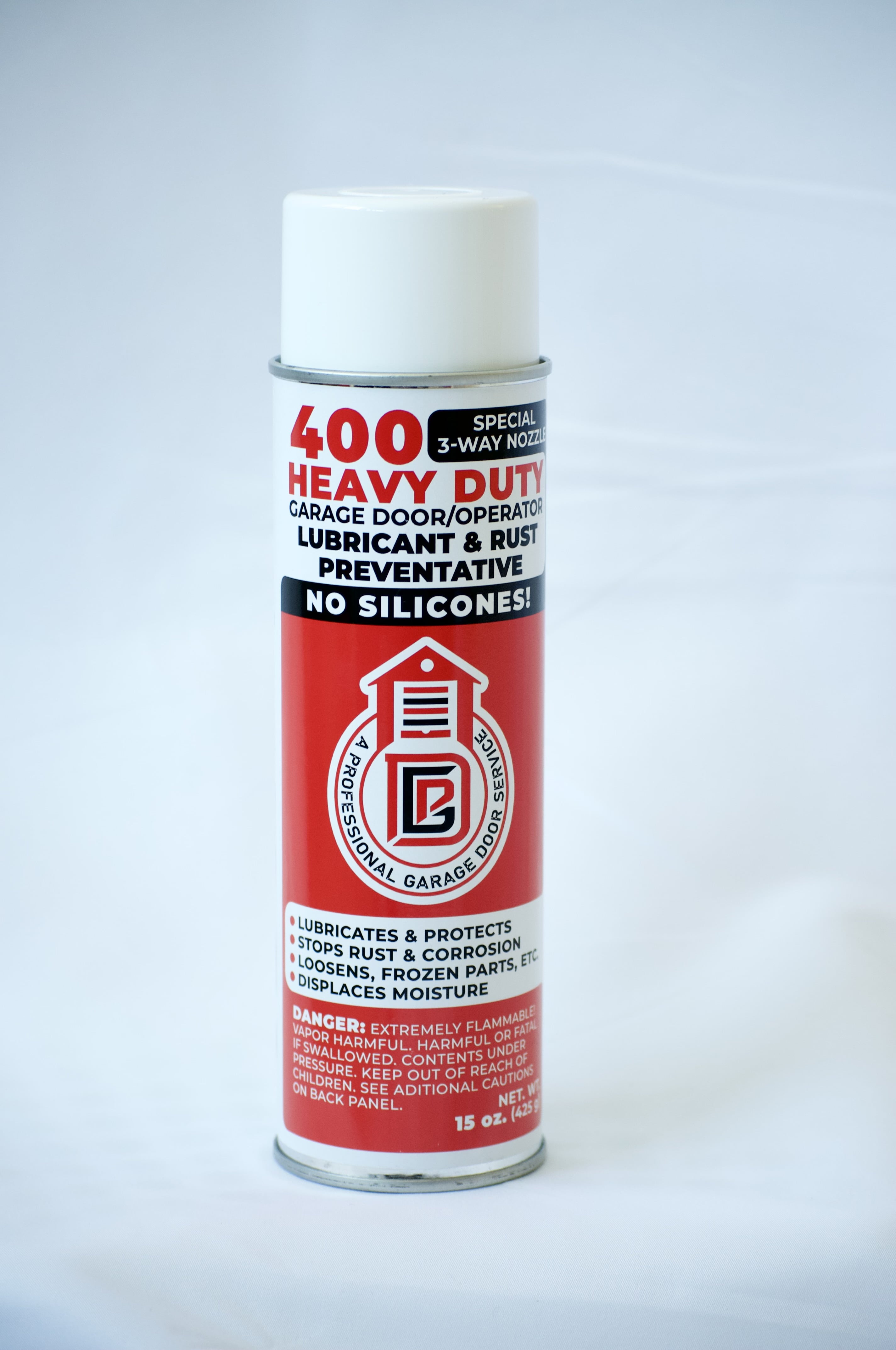 Professional Garage Door Lubricant Spray by Pro Service INC (Black Cap