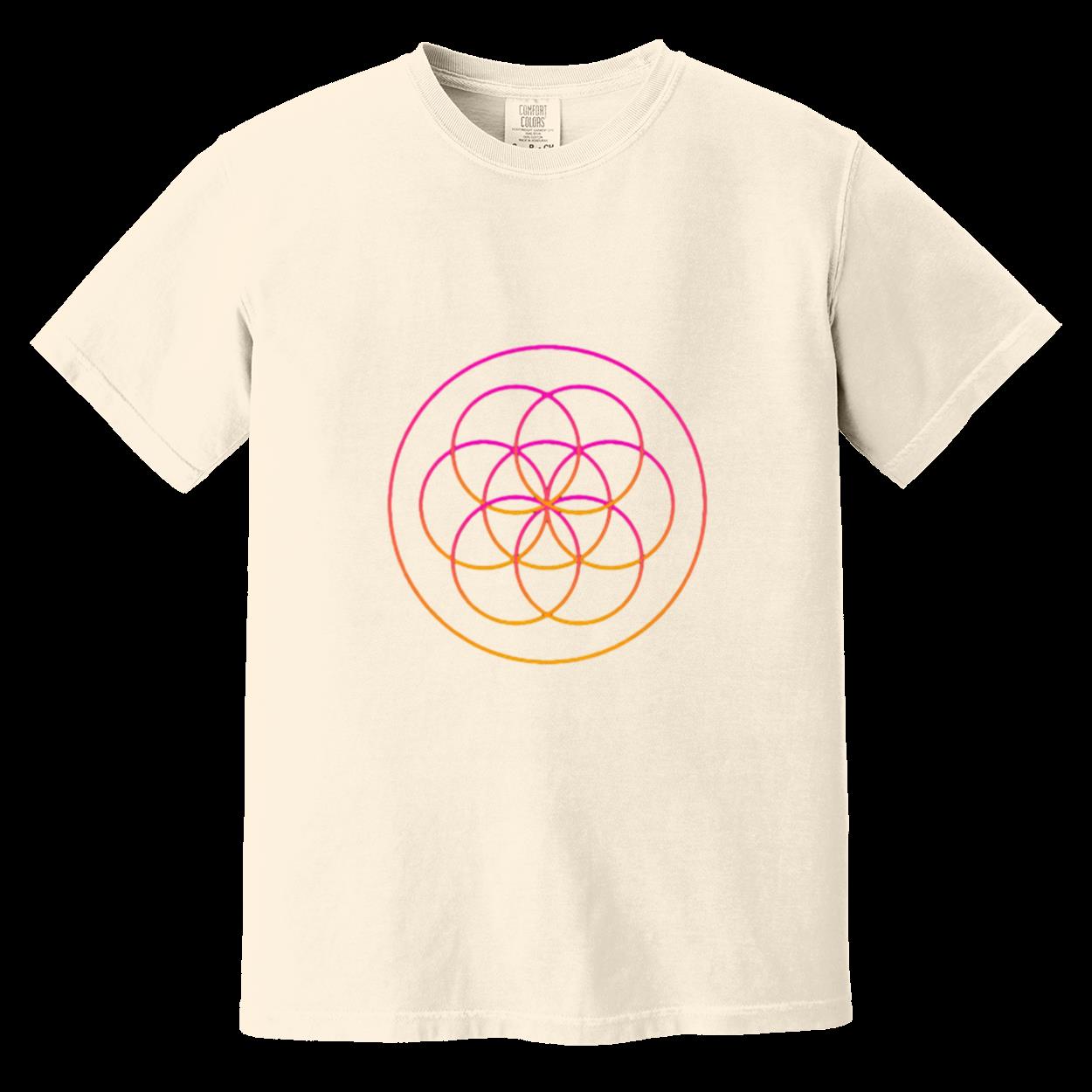 A Psychedelic Sacred Geometry Pattern Graphic Comfort Color TShirt
