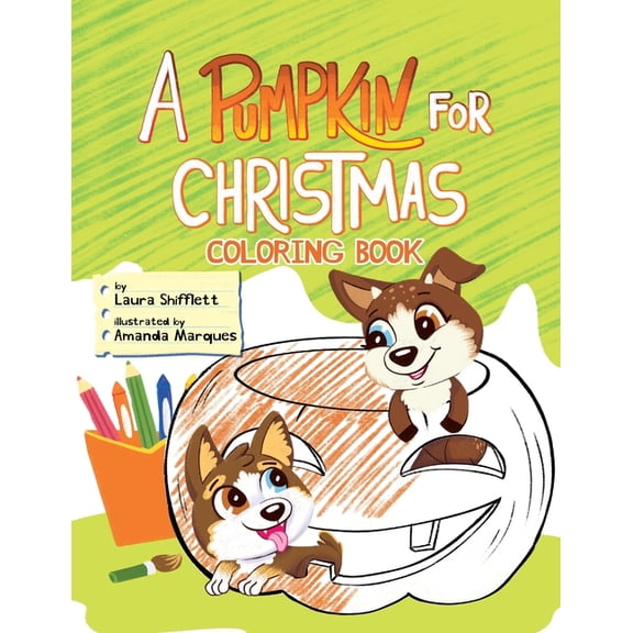 A Pumpkin for Christmas Coloring Book, (Paperback)