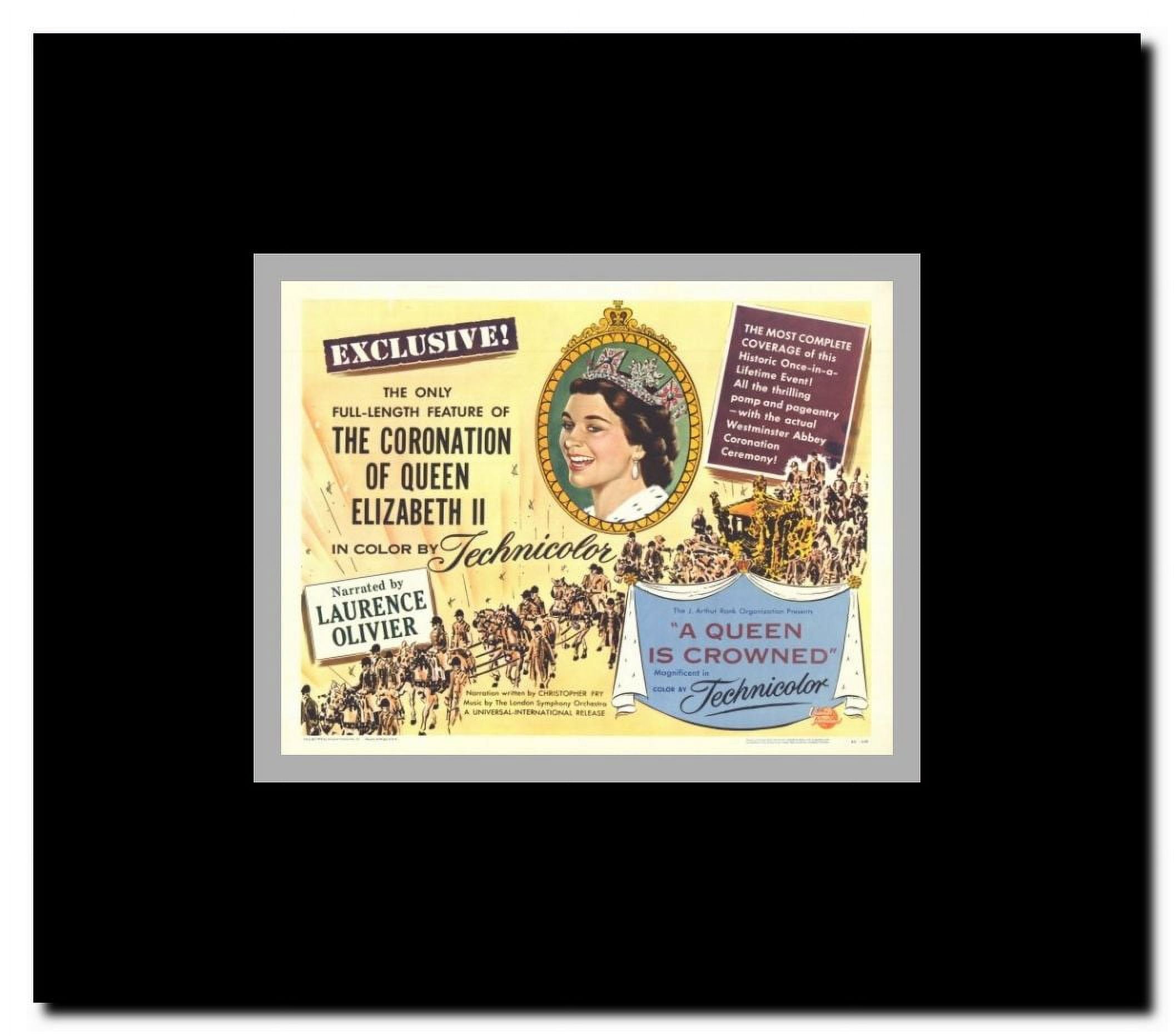 A Queen Is Crowned Framed Movie Poster