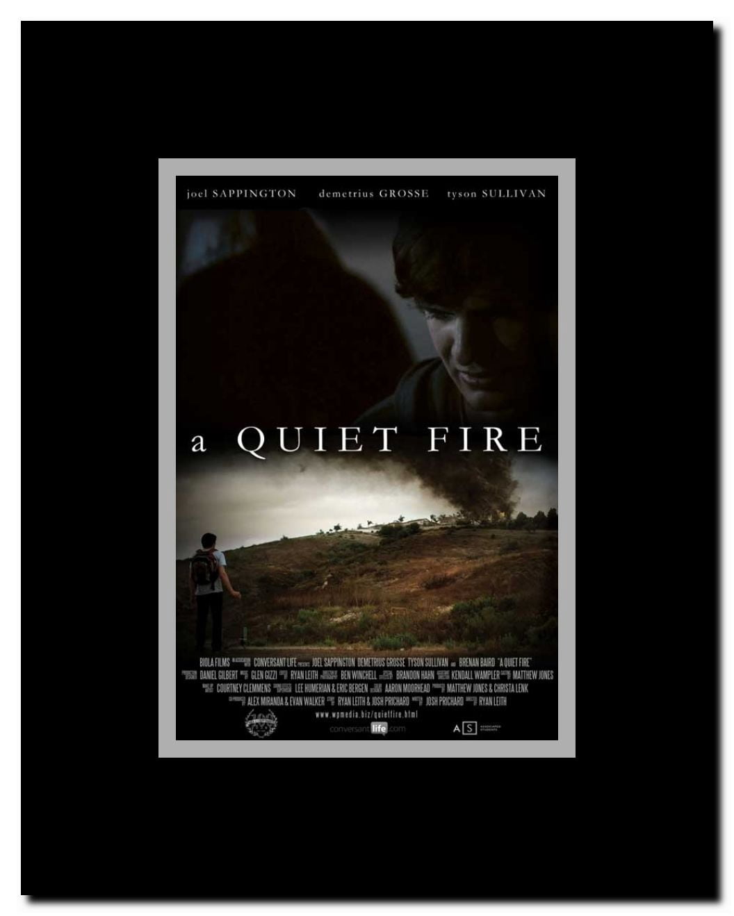 A Quiet Fire Framed Movie Poster
