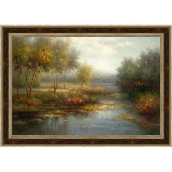 A Quiet Inlet, Framed Textured Fine Art Print